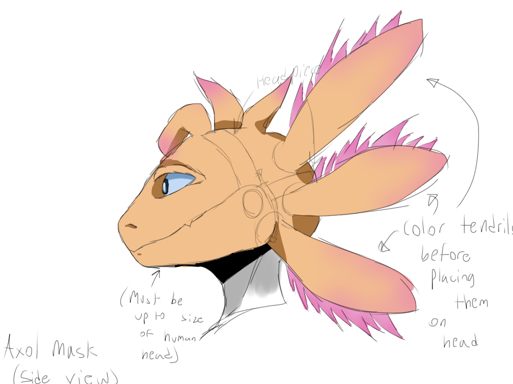 Axol cosplay build log #9 by Animetion389ART on DeviantArt