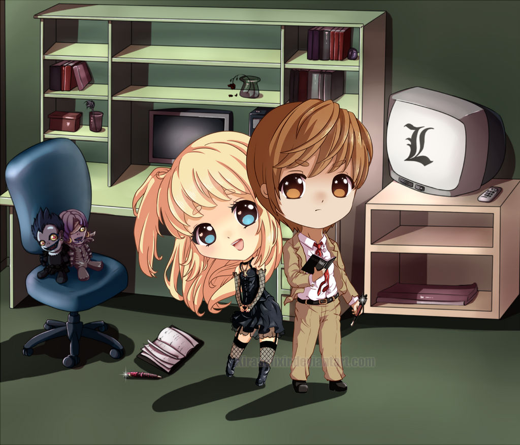 Light x Misa Chibi