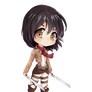Blinking Mikasa