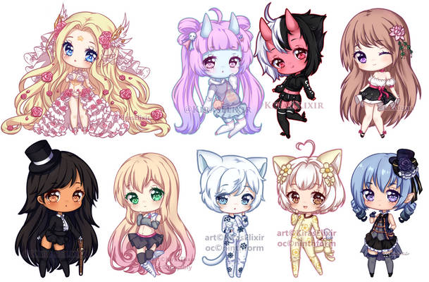 C: Teeny Tiny Chibi Batch 02