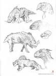 Conceptual Paleo designs by MIKECORRIERO