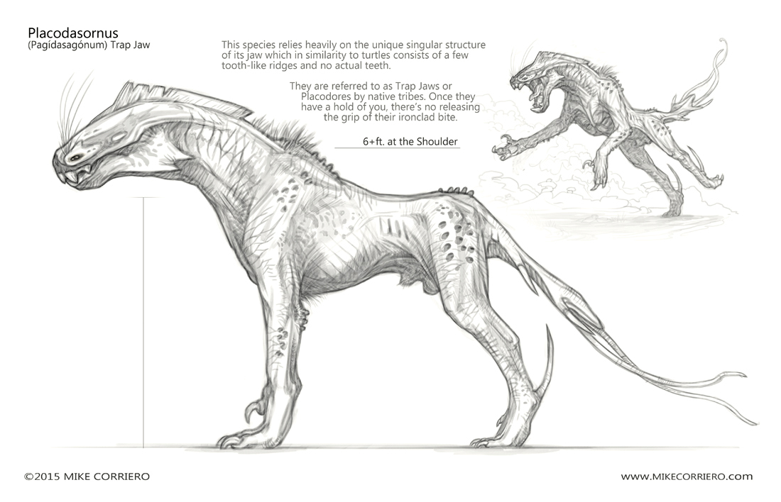 Trap Jaw Creature Design - Profile