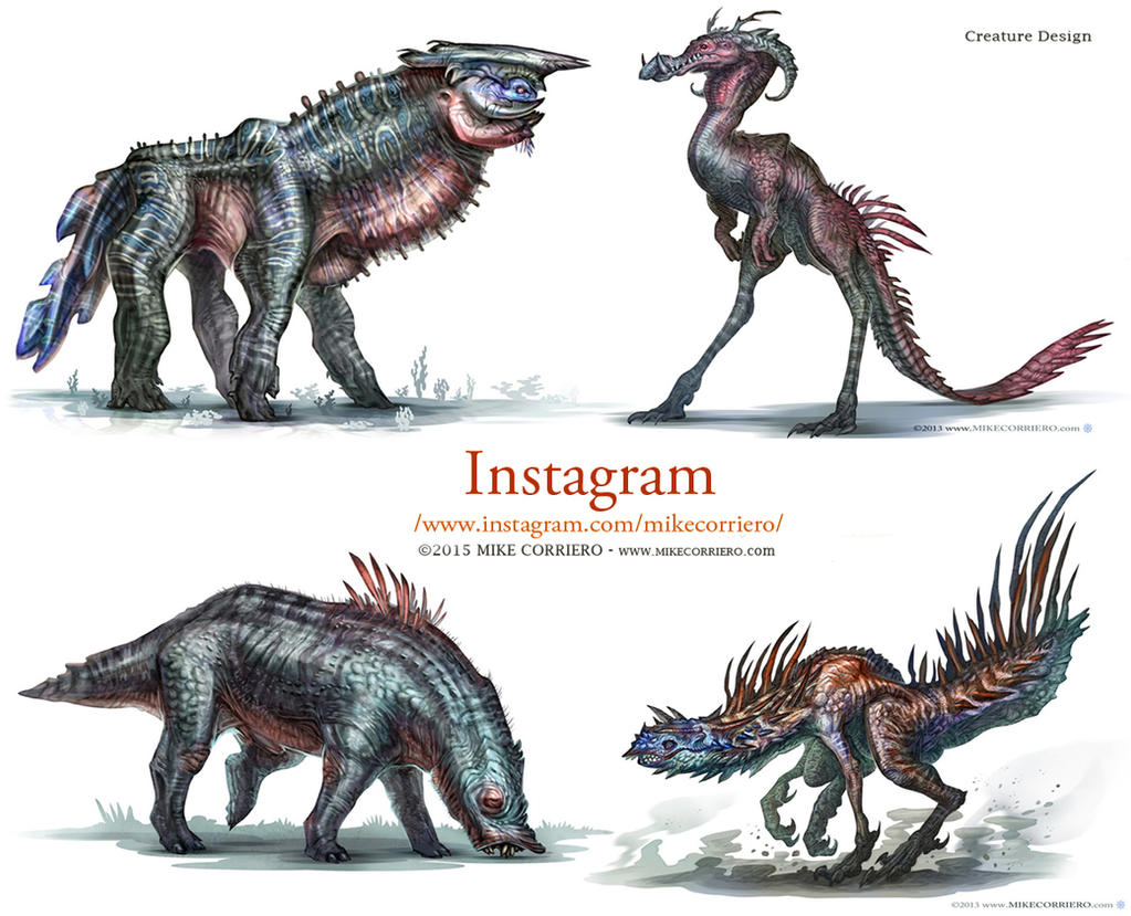 Creatures by MIKECORRIERO on DeviantArt