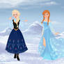 Anna and Elsa - Halloween - Snow Queen