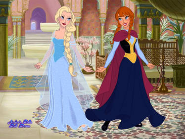 Anna and Elsa - Arabian Nights