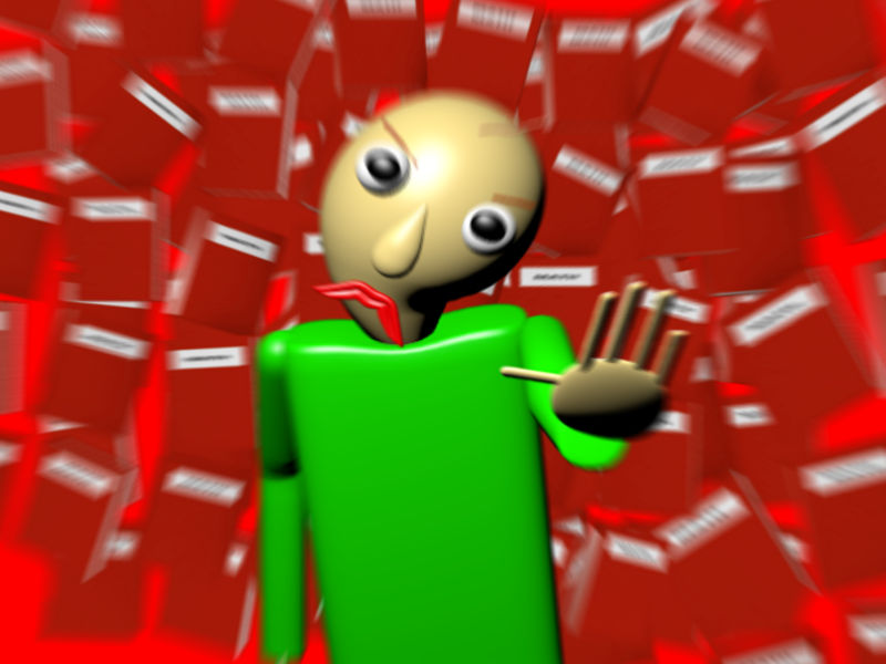 Angry Baldi by ZerBearDoesArt on DeviantArt