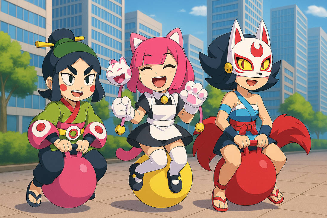Kaze Pawlette And Kitsune Lola Space Hoppers By TGVDuplexJoel255 On kaze-pawlette-and-kitsune-lola-space-hoppers-by-tgvduplexjoel255-on