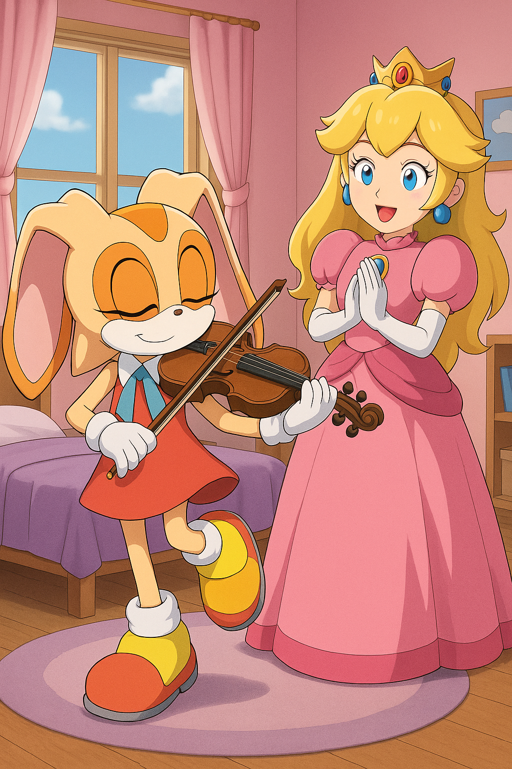 Cream Rabbit Ballet Deviantart Cream the Rabbit's Violin Dance Performance by TGVDuplexJoel255 on ...