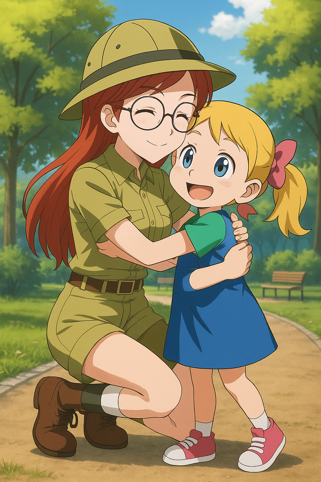 Anella Ranger Annie and Ranger Anna hugging by TGVDuplexJoel255 on DeviantArt