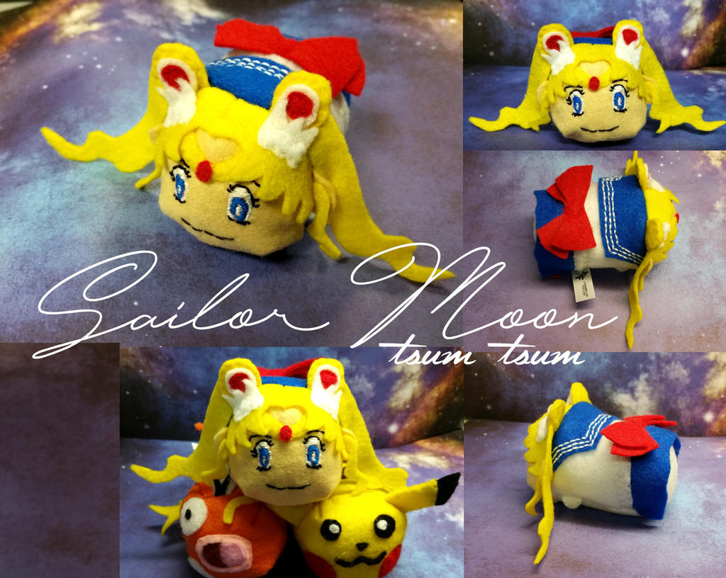 SM: Manga-style Sailor Moon felt tsum tsum