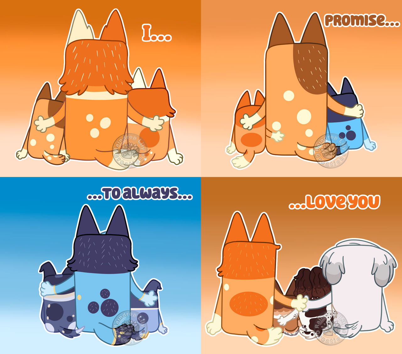 Bluey I Promise To Always Love You By RaindropLily On DeviantArt bluey-i-promise-to-always-love-you-by-raindroplily-on-deviantart