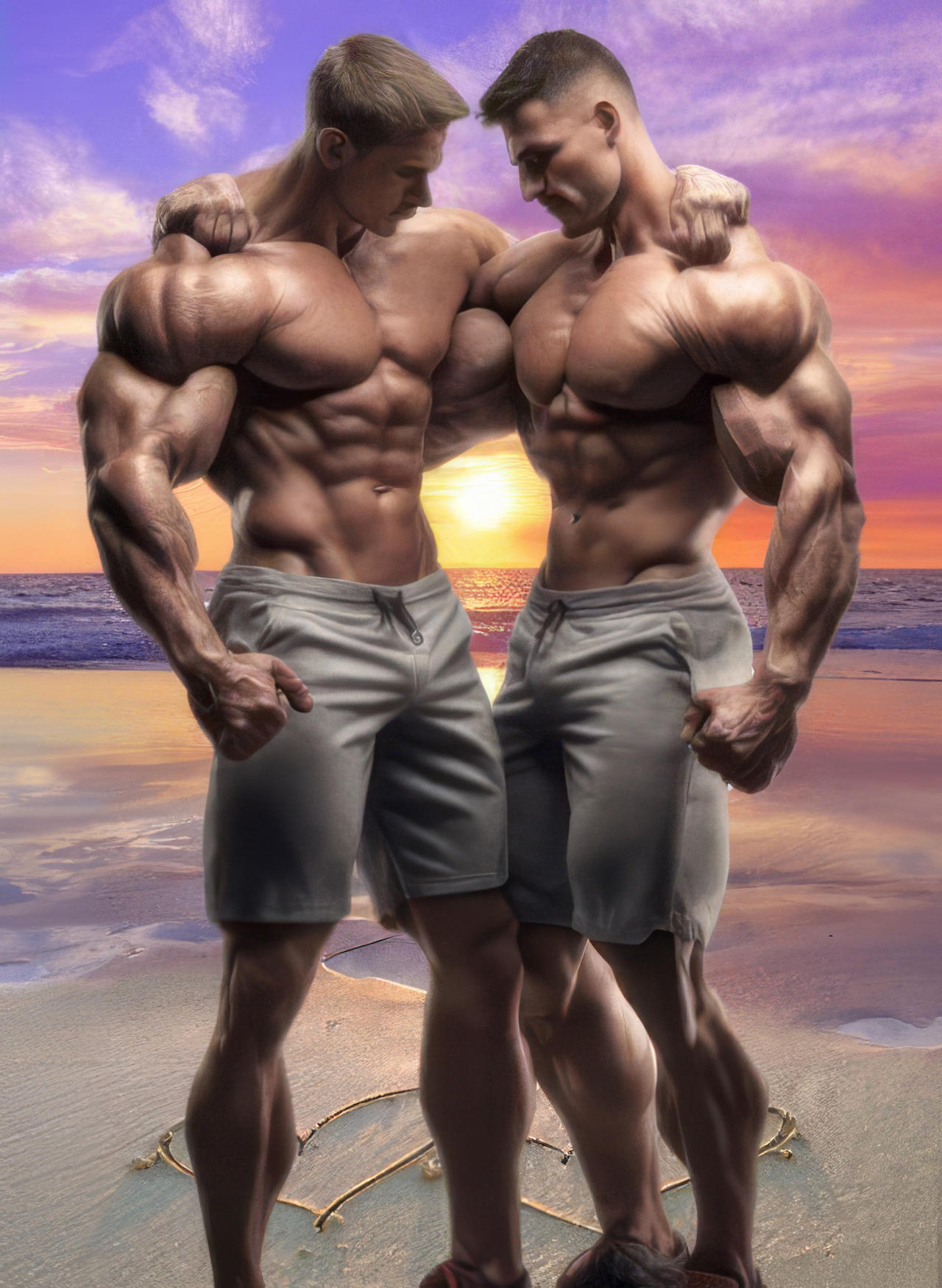Hugging Muscles romantic hugs by MuscledBoyzAI on DeviantArt