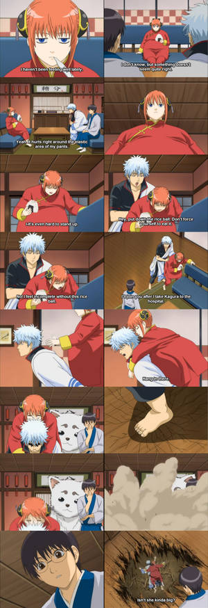 Kagura is fat from Gintama!!! 