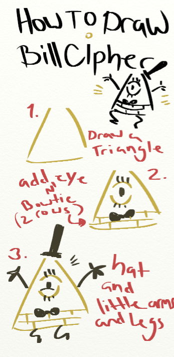 How to draw Bill Cipher by cartoonwho on DeviantArt