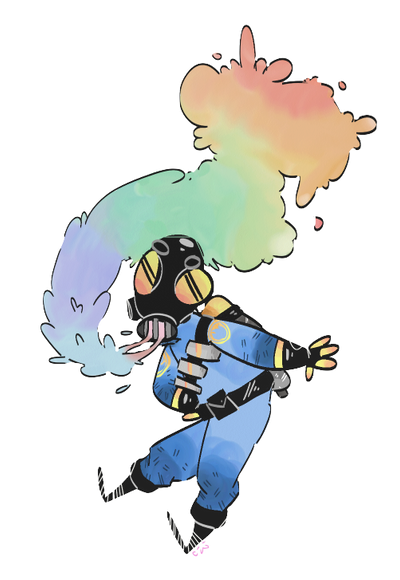 Blue Muscle Pyro Mphm you say!?-Blue Pyro by cartoonwho on DeviantArt