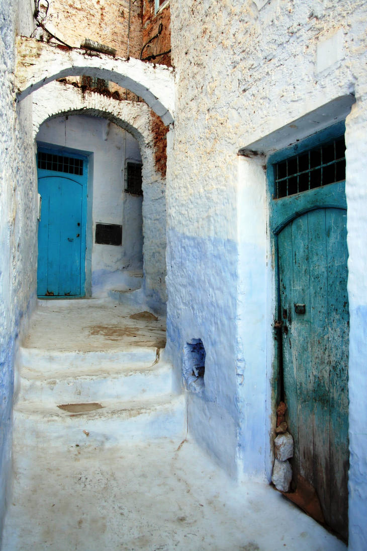 Blue Doors by dbz-fan-jess on DeviantArt