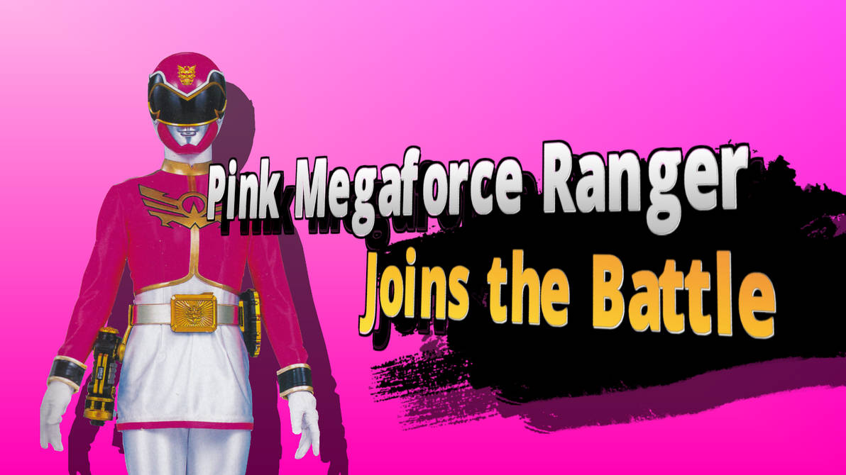 Pink Megaforce Ranger for Smash Bros. by themarioman56 on DeviantArt
