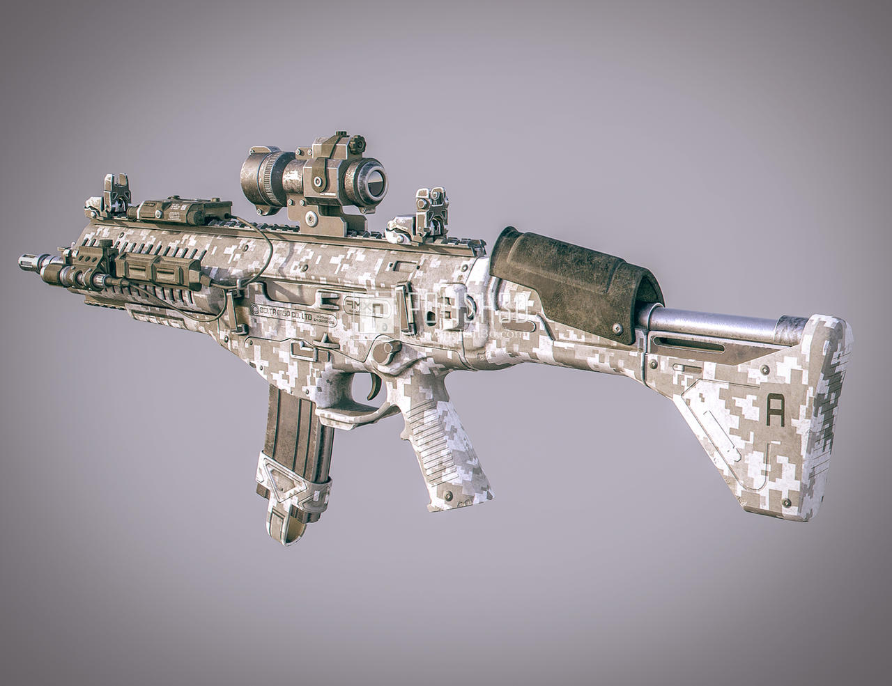 Tech Rifles Deviantart Tactical Rifle 04 by Polish3d on DeviantArt