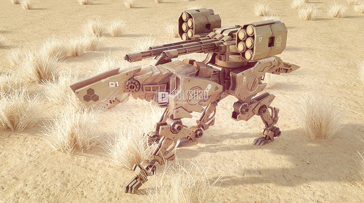 Mecha Dog 02 by Polish3d on DeviantArt