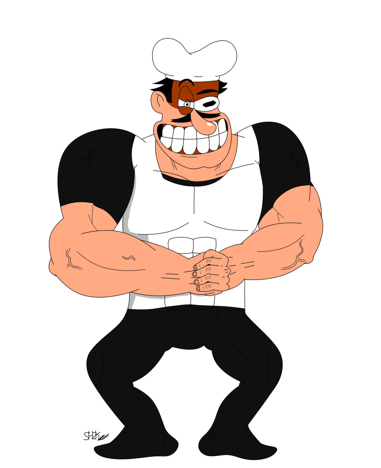 Peppino Muscle by Superhello2000 on DeviantArt