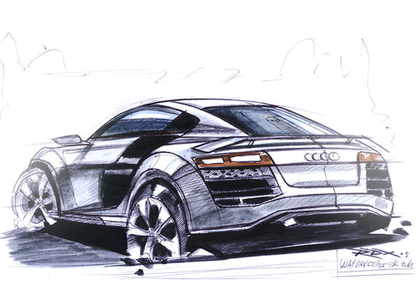 Audi R8 Sketch