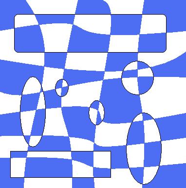 Blue op-art 2