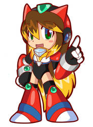 novette in megaman powered up?