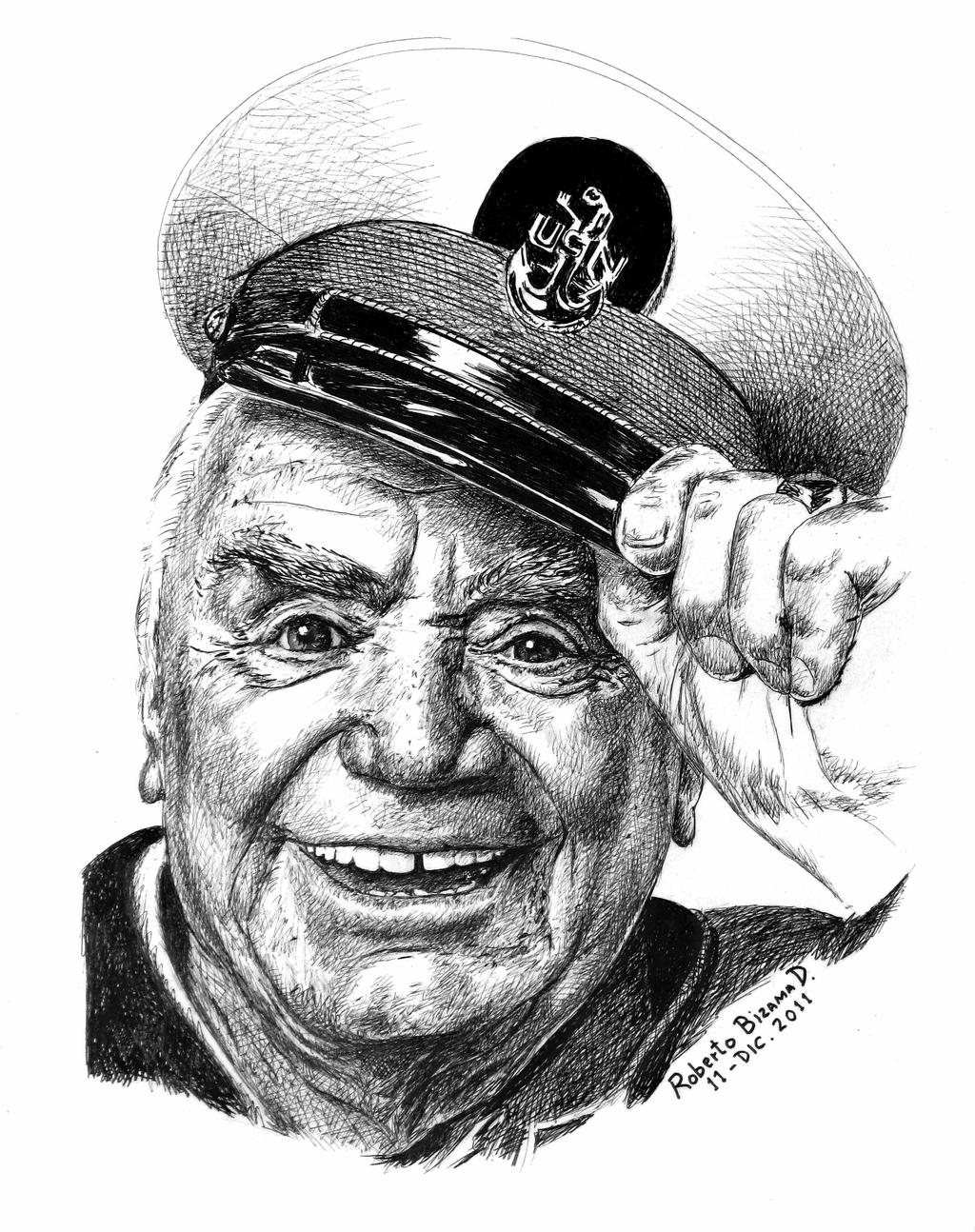 ernest borgnine by RobertoBizama on DeviantArt