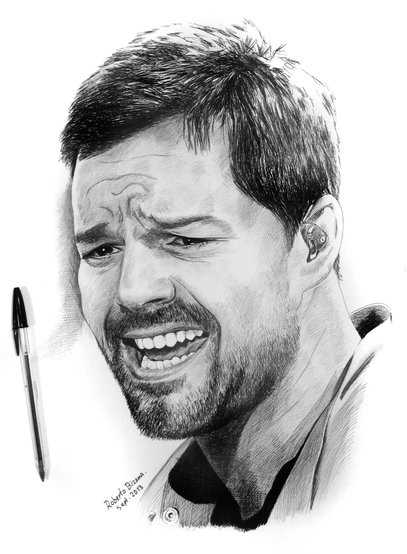 Ricky Martin Coloring In Ricky Martin by RobertoBizama on DeviantArt