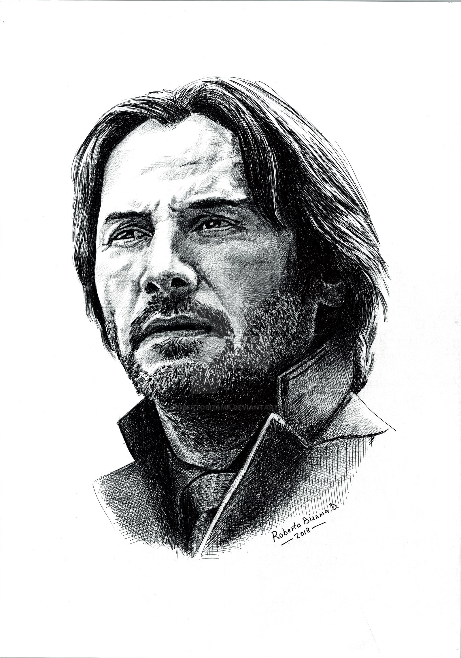 Keanu Reeves. by RobertoBizama on DeviantArt