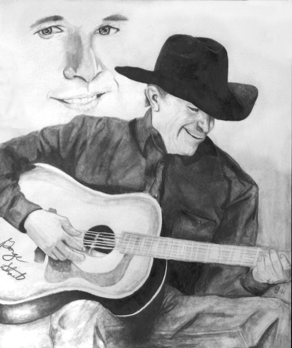 George Strait Portrait by Sylistra-The-Scholar on DeviantArt