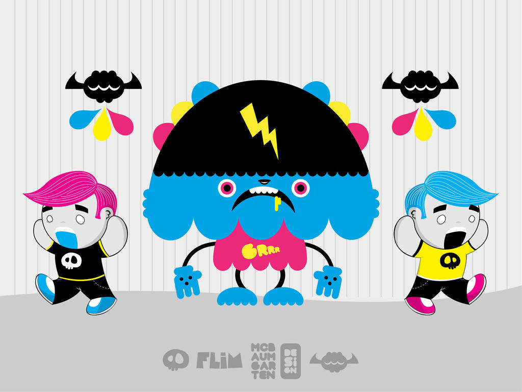 CMYK monster by ivan-bliznak
