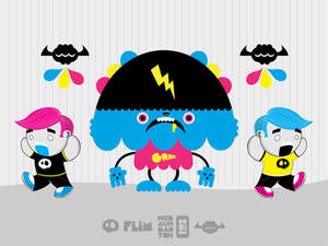 CMYK monster