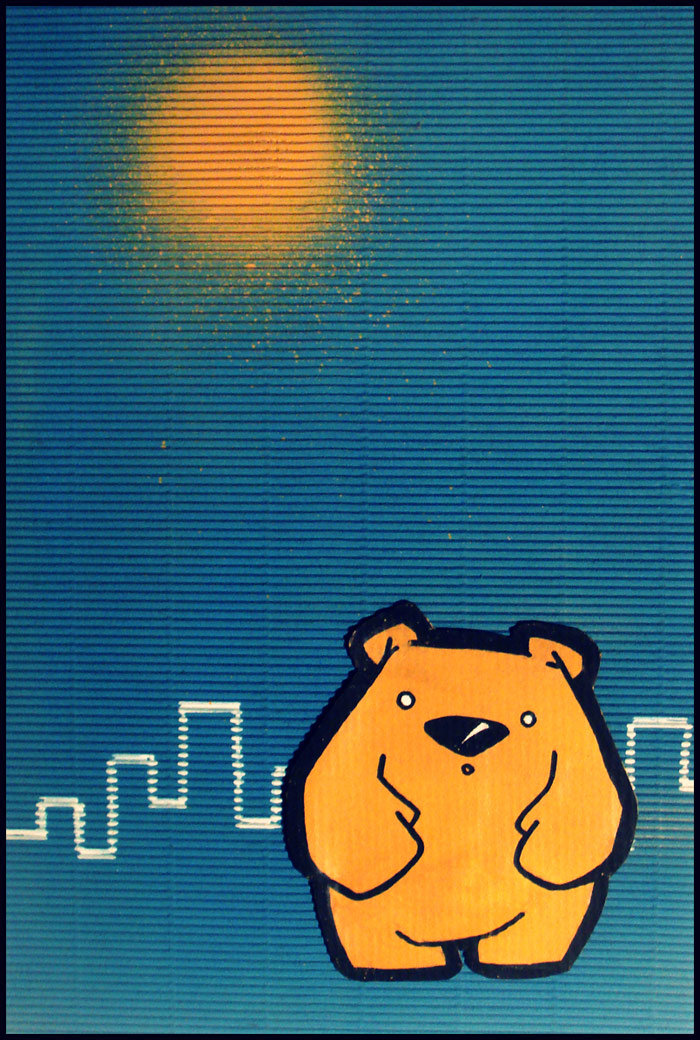 a Bear in the city