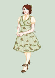 Self Portrait with a Petticoat
