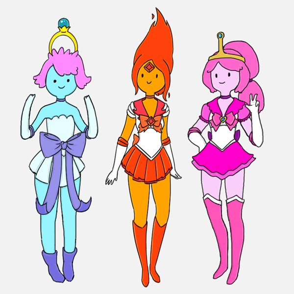 sailor scouts of Ooo