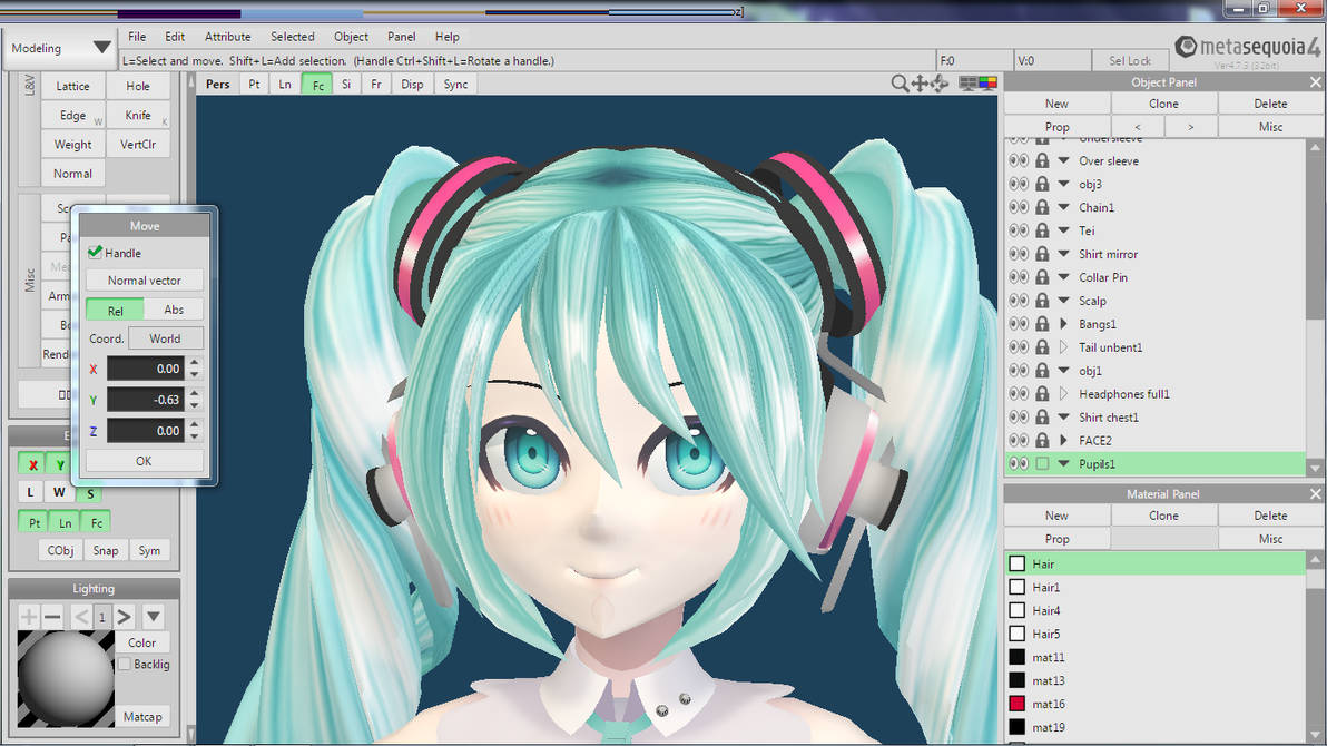 Miku Build Tutorial I'm making a new Miku model~!! by Pikadude31451 on DeviantArt