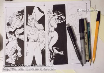 Batman TAS sketches