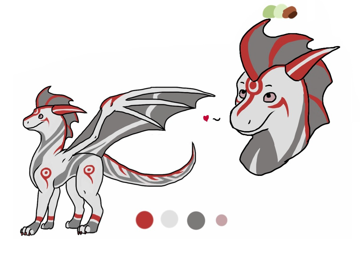 Cute Grey Dragon Breedable