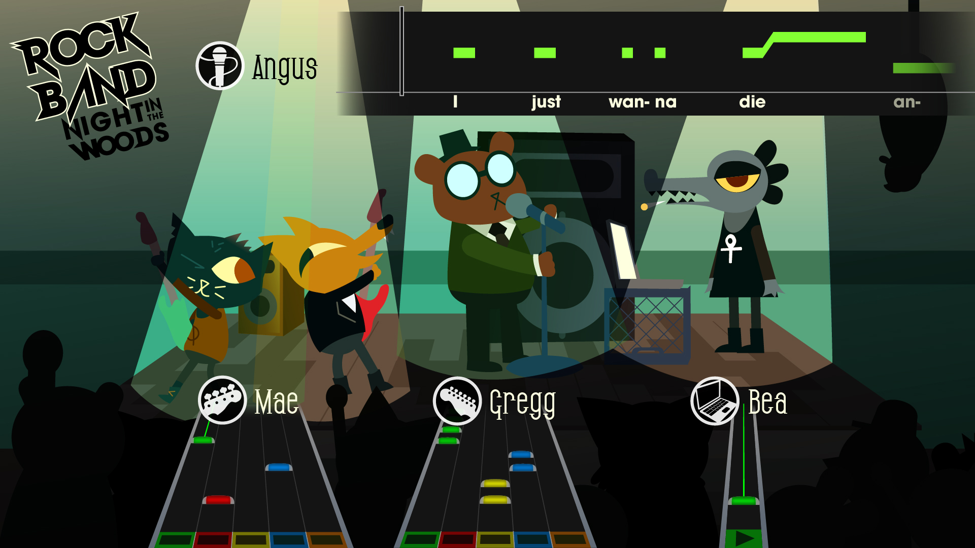 Rock Band: Night in the Woods by Dingbat1991