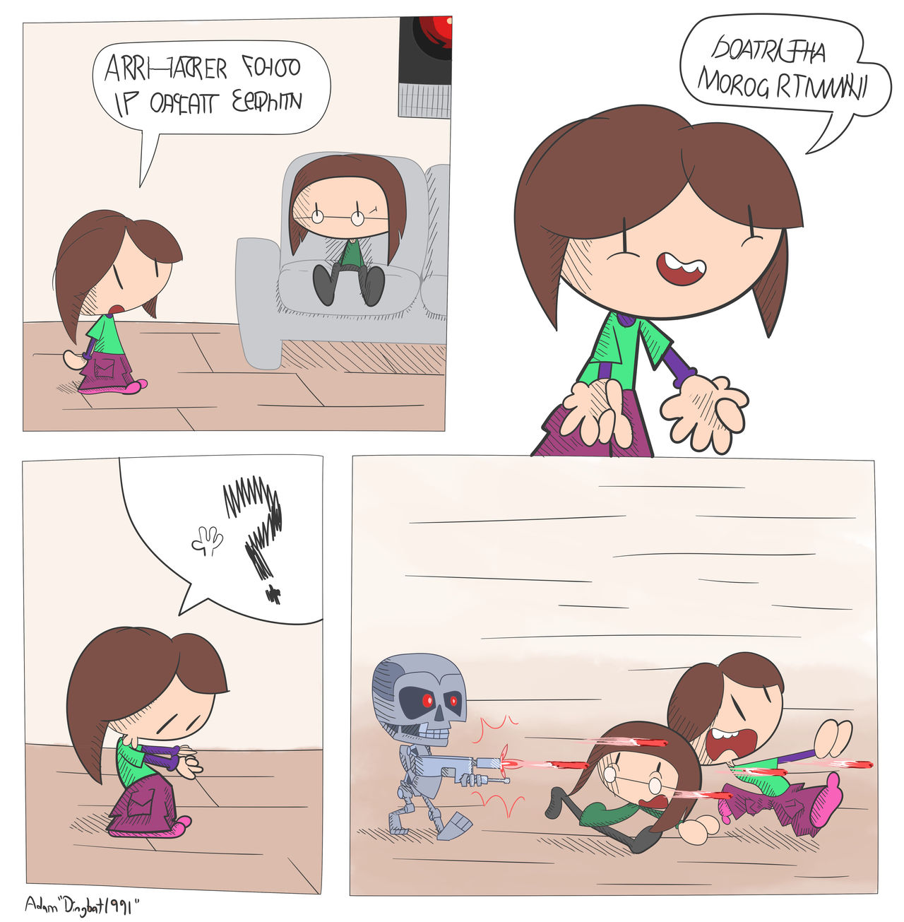 generated strip Computer comic generated strip Computer comic