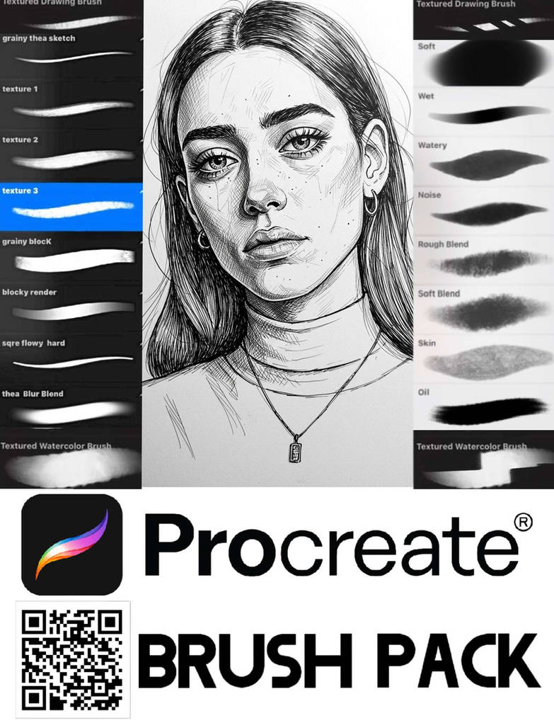 17 FREE Procreate Pencil brushes by mikibrushes on DeviantArt