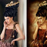 SteamPunk Queen Before After