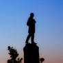 Statue silhouette