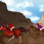 Race In The Canyon