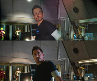 Tony Stark in IronMan 3 movie