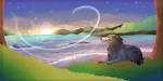 .:Enjoying the morning breeze:. :contest entry: by BlueWolfyx