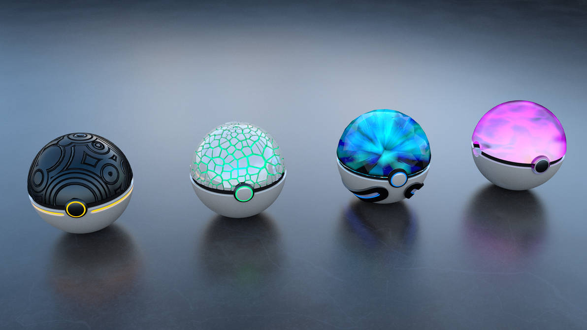 Custom Pokeballs by Kalephrex on DeviantArt