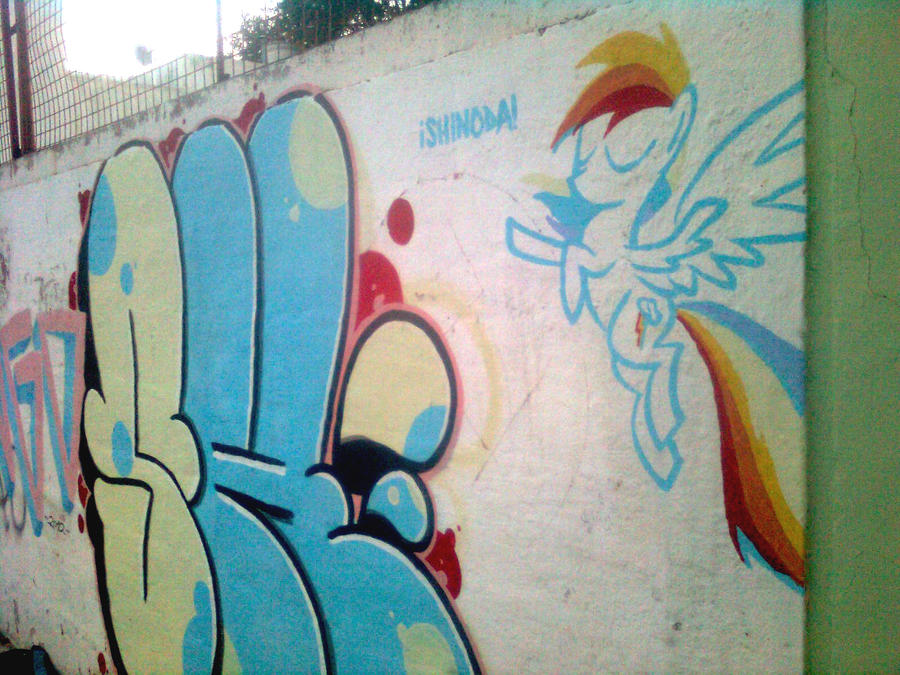 Rainbow Dash Graffiti