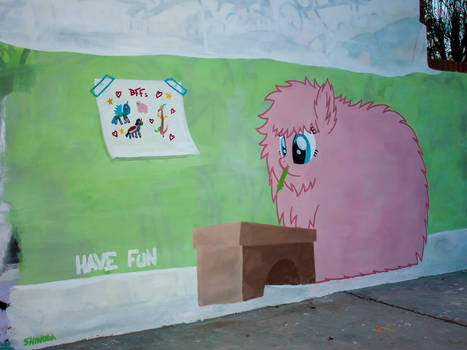 Fluffle Puff Graffiti